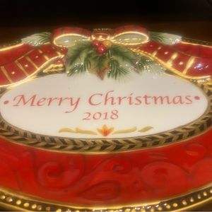 Fitz & Floyd Holiday date Collection plate